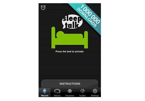 Sleep Gadgets - Sleep Talk snemalnik vam bo povedal o vaši sanjah